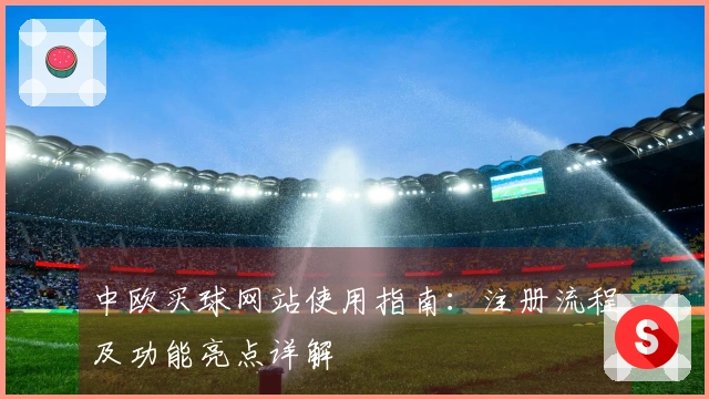 中欧买球网站使用指南：注册流程及功能亮点详解